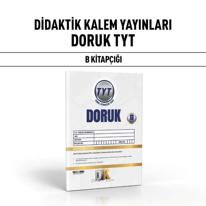DİDAKTİK KALEM TYT DORUK SNV 2-B - 2024-25